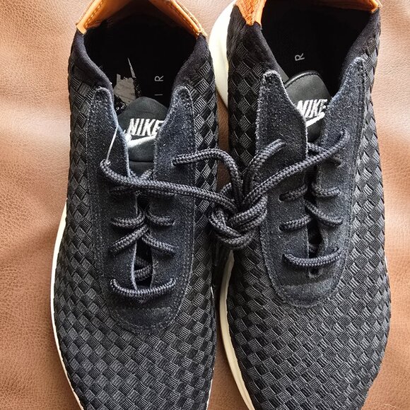 Nike Air black woven brown accent shoes main image 4